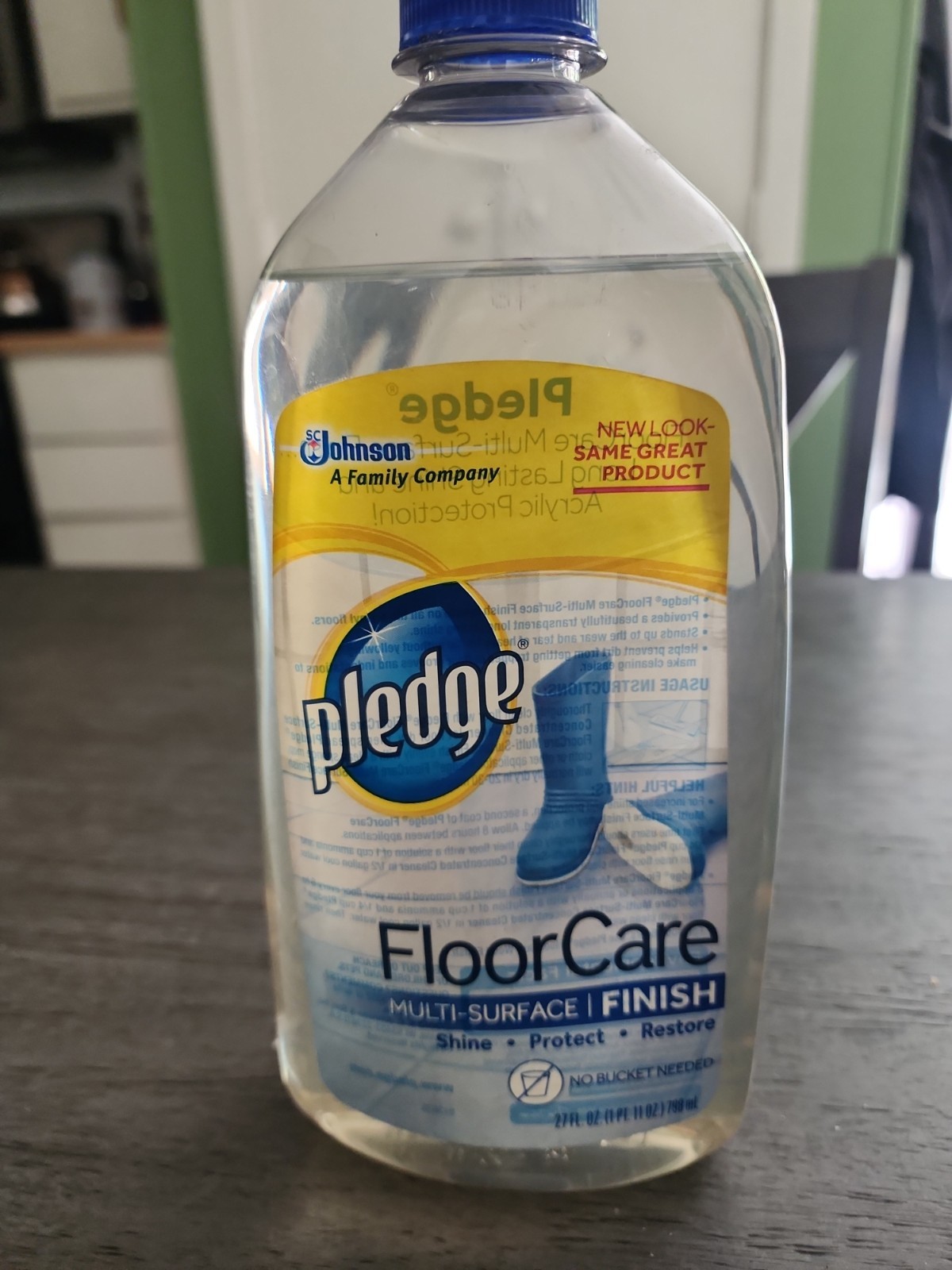 PLEDGE Floor Care Shine Protect Restore Multi Surface Finish 27 oz