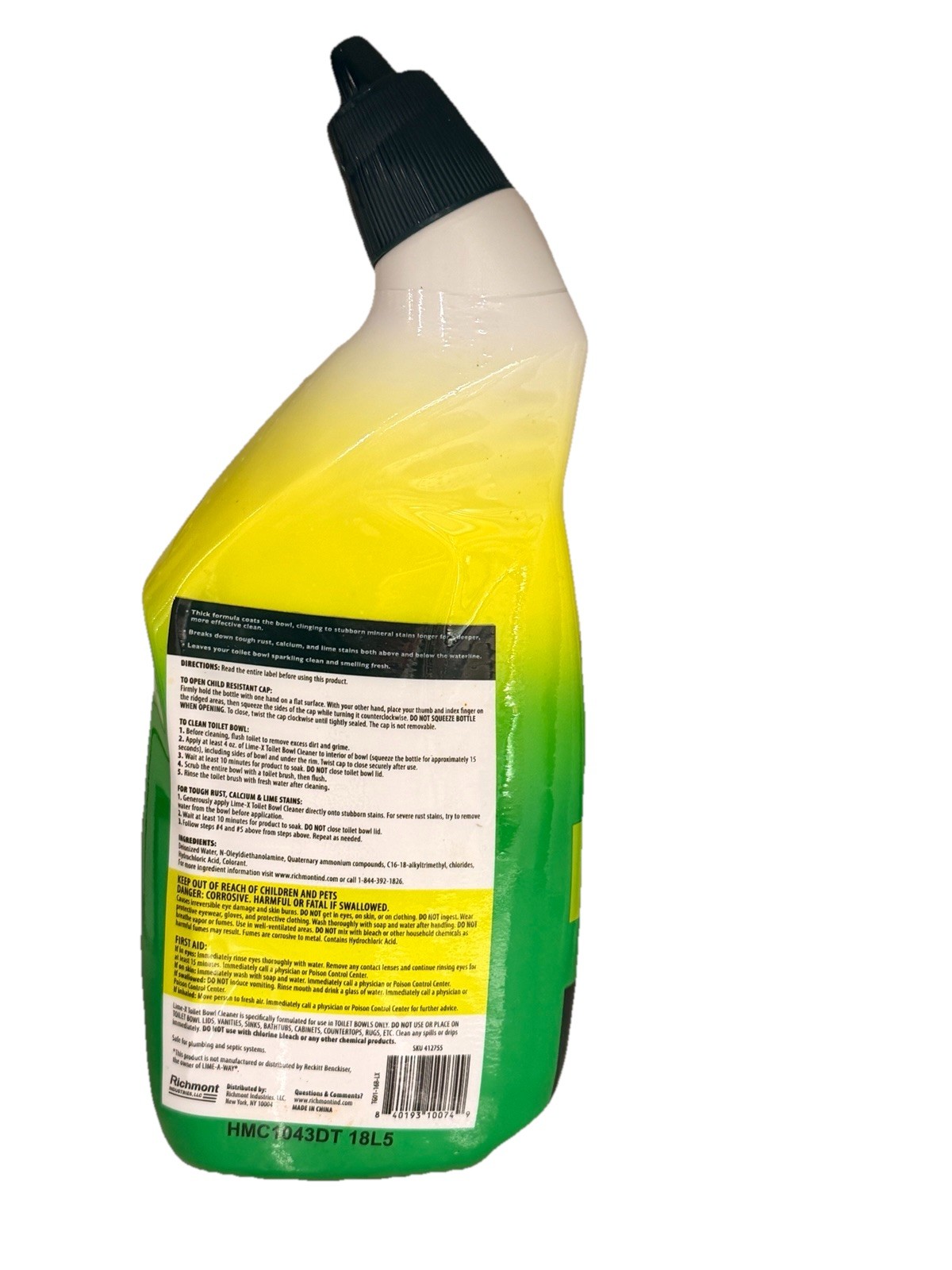 Lime-A-Way Toilet Bowl Cleaner Gel – 16 fl oz