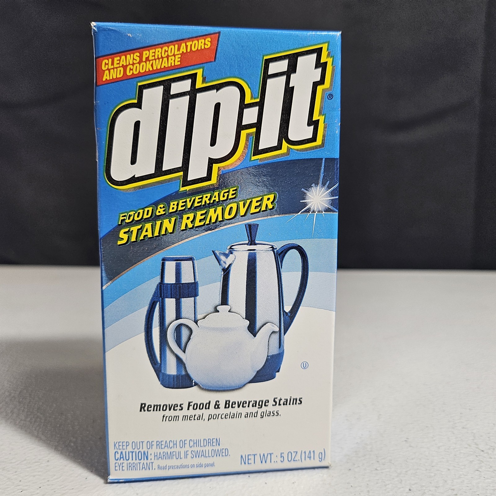READ!!! (1) dip-it – Food & Beverage Stain Remover Powder, 5oz, HARD POWDER
