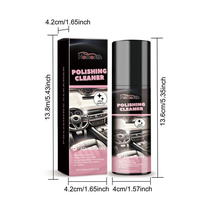 Car Interior Cleaner, Vehicle Interior Polish | Interior Detailer Spray-2025 NEW
