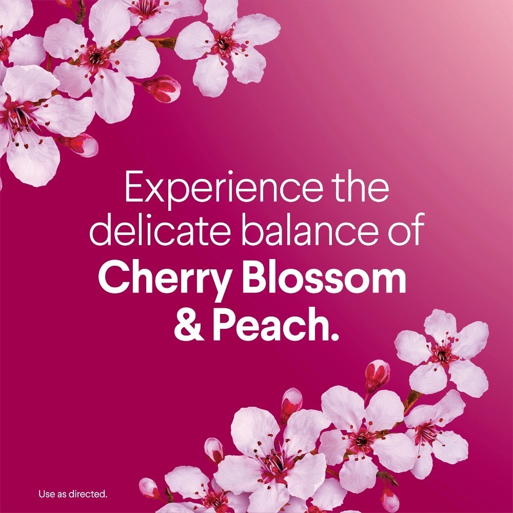 Scented Bleach Cherry Blossom and Peach Scent 81 Fl Oz Laundry Whitener