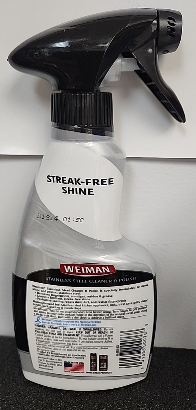 Weiman Stainless Steel CLEANER & POLISH 12 fl oz/All-Purpose cleaners
