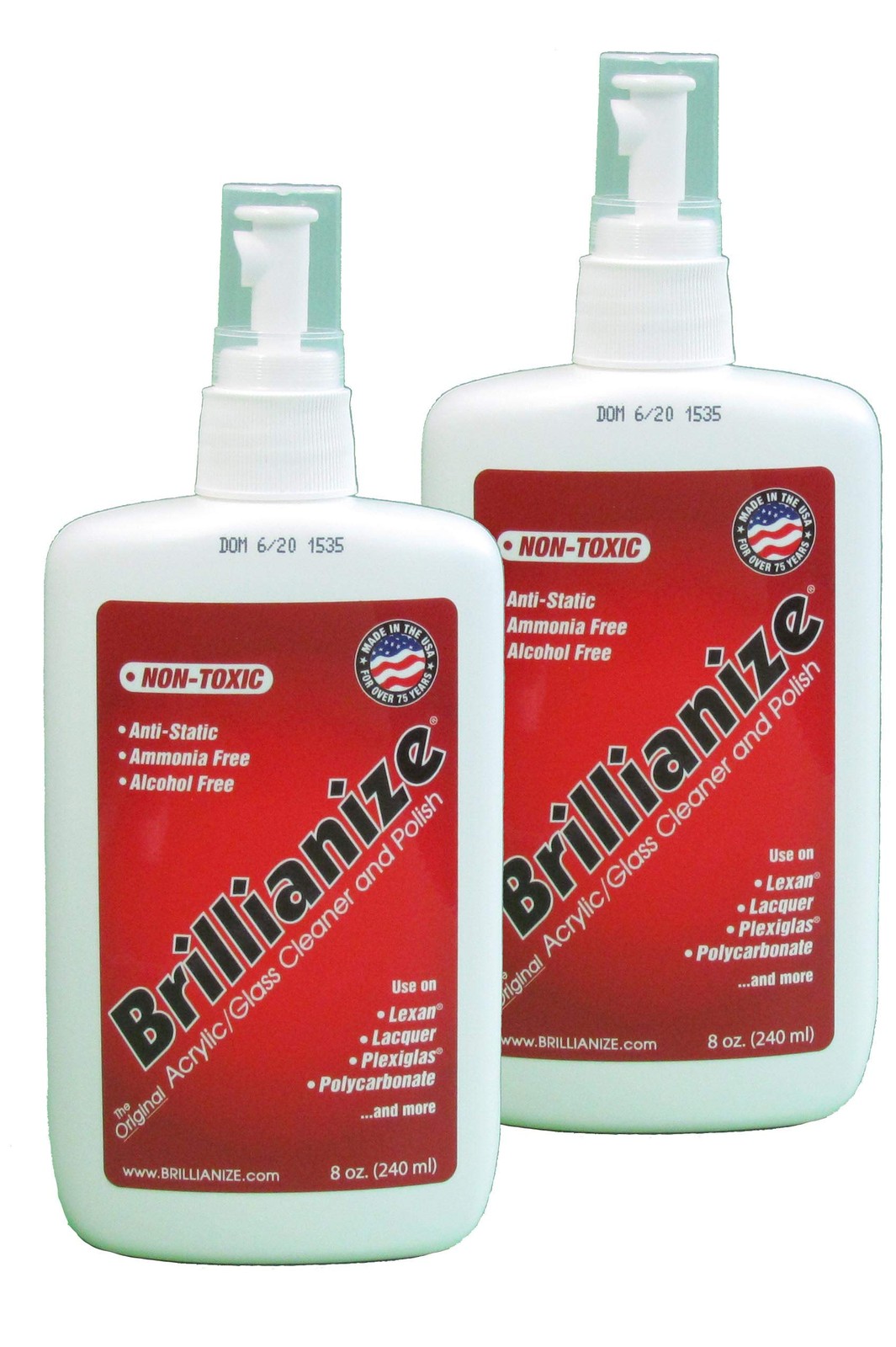 8 oz. Pump Spray Bottles – 2 Pack
