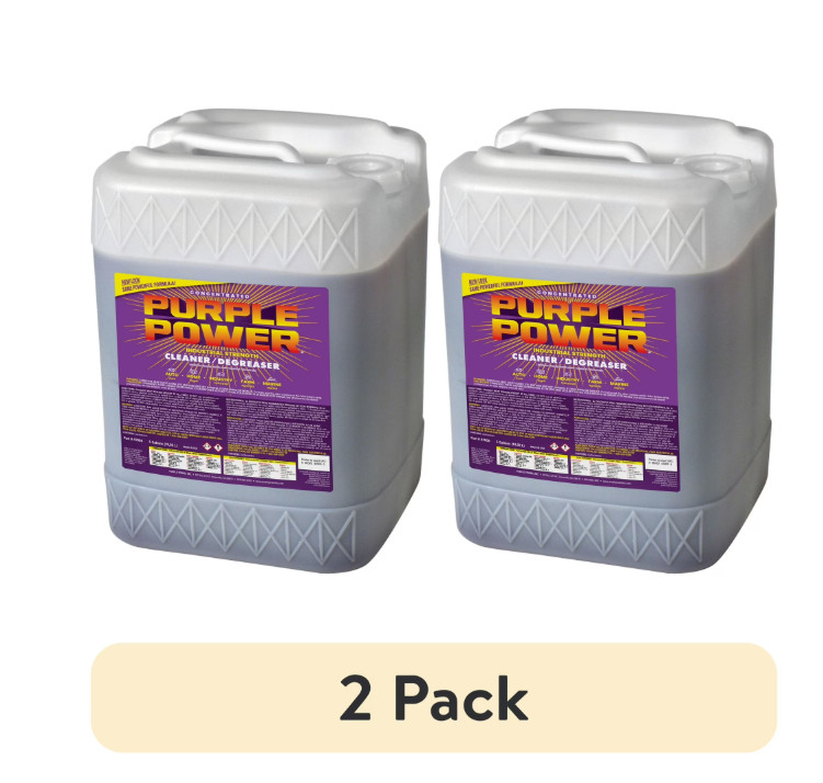 Purple Power Industrial strength Cleaner Degreaser, 5 Gallon (2pack)