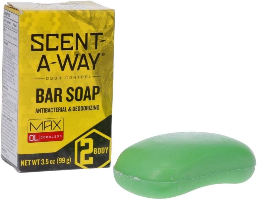 Scent-A-Way MAX Bar Body Soap – Hunting Odorl Green