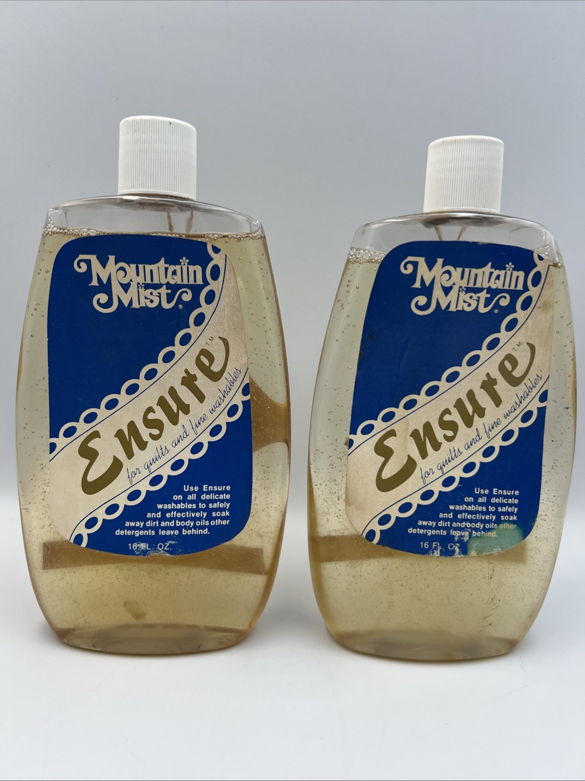 2x Vintage Mountain Mist Ensure For Quilts And Needlework Stearns & Foster 16oz