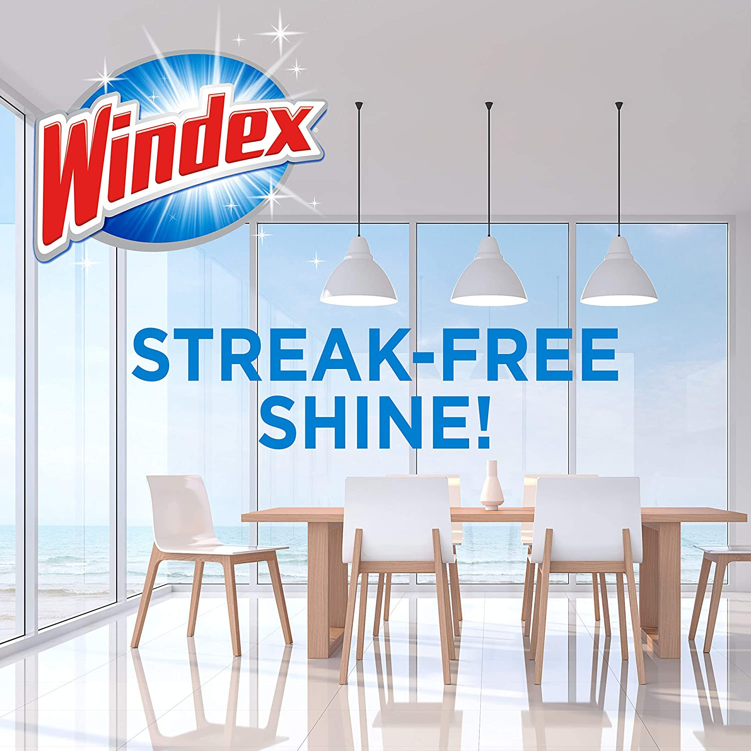 Windex Wipes Glass Cleaning, Pre-Moistened Glass and Surface Wipes to Clean Home
