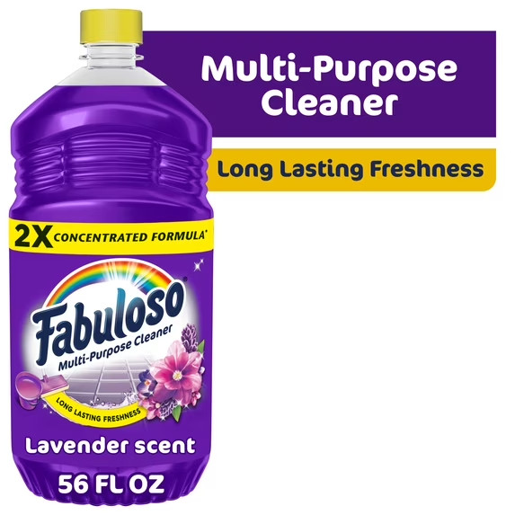 Fabuloso Multi-purpose Cleaner 2x Concentrated | Lavender | 56 Oz 2 Pack