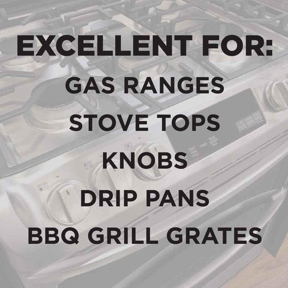 Effortless Citrus Gas Range Cleaner & Degreaser – 2 Pack, 24oz with Bonus Towel