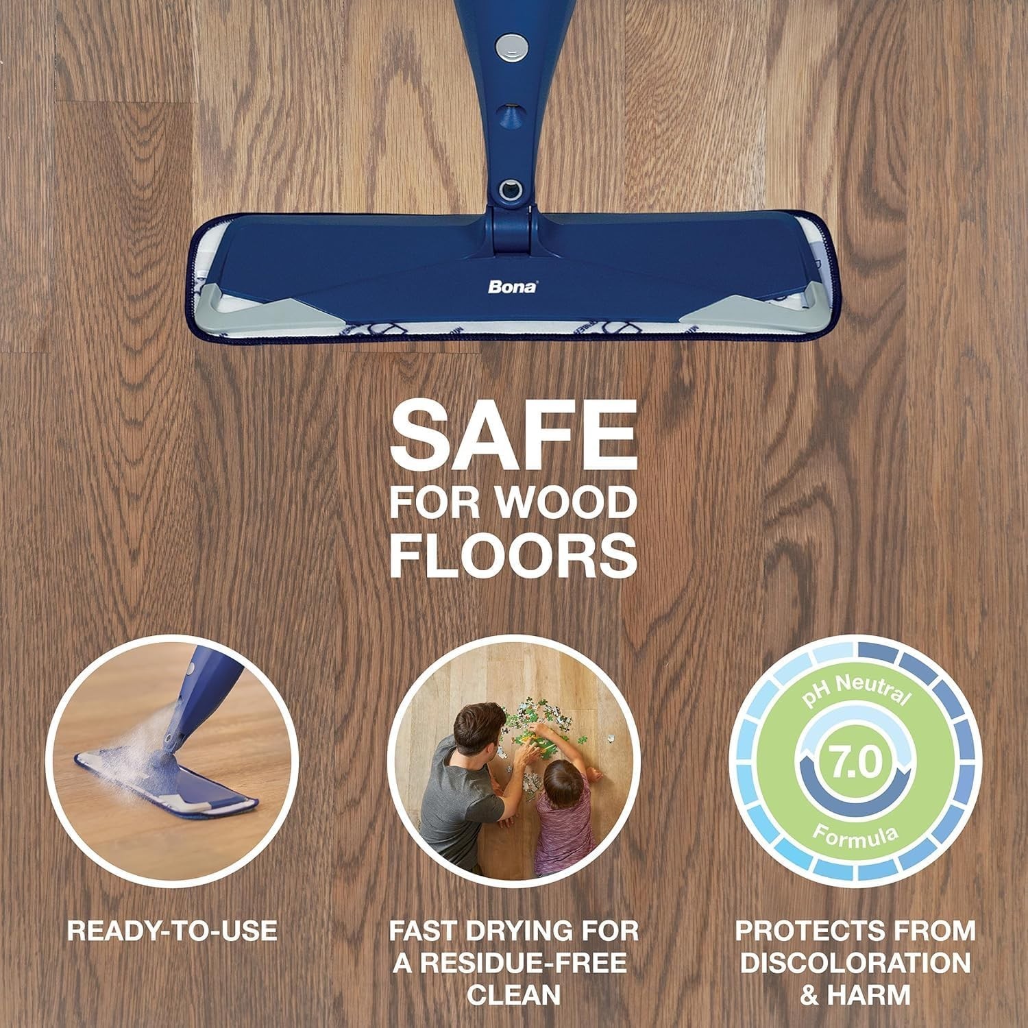 Bona Hardwood Floor Cleaner Refill 1 28Fl Oz Unscented Refill for Bona Spra
