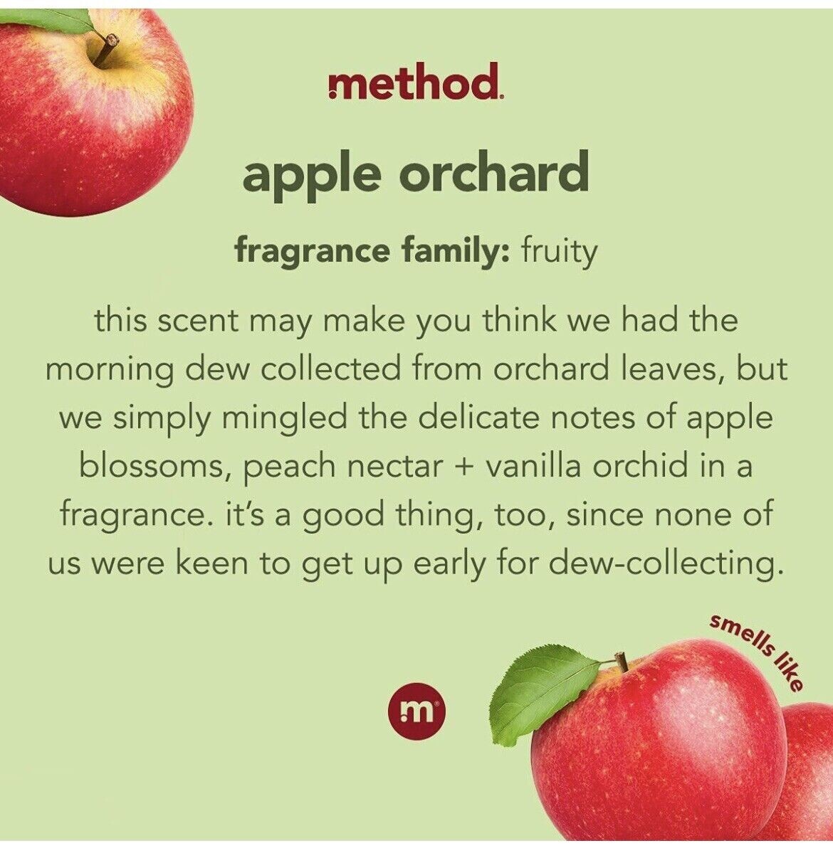 Method 2 Packs Included Daily Granite Cleaner Spray, Apple Orchard, 28 Ounce ea.
