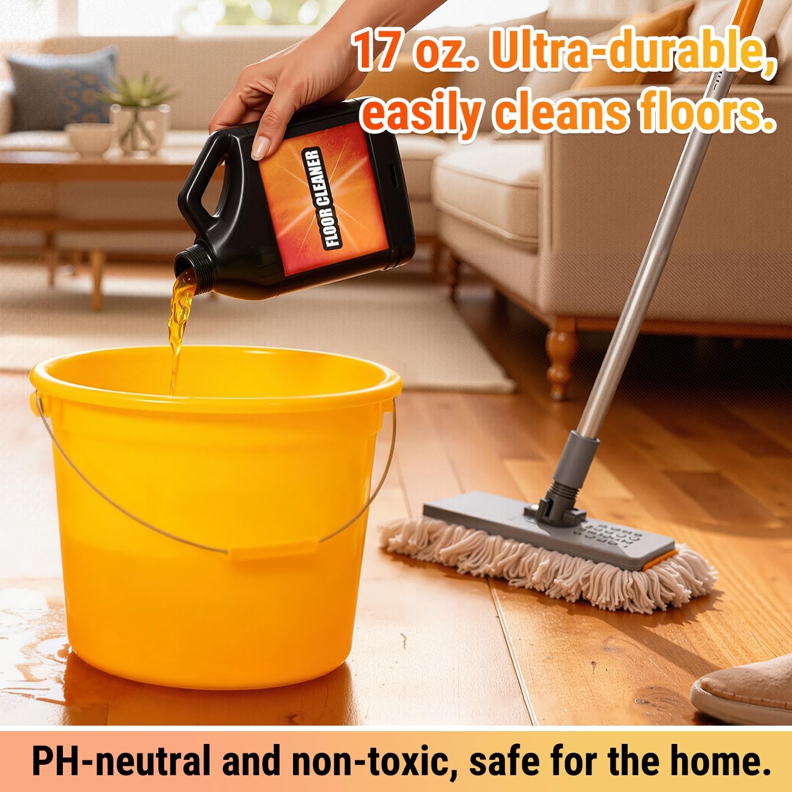 Tile Cleaner-Heavy Duty Solubrilho Floor Cleaner – 0.5L Heavy Duty Floor Cleaner