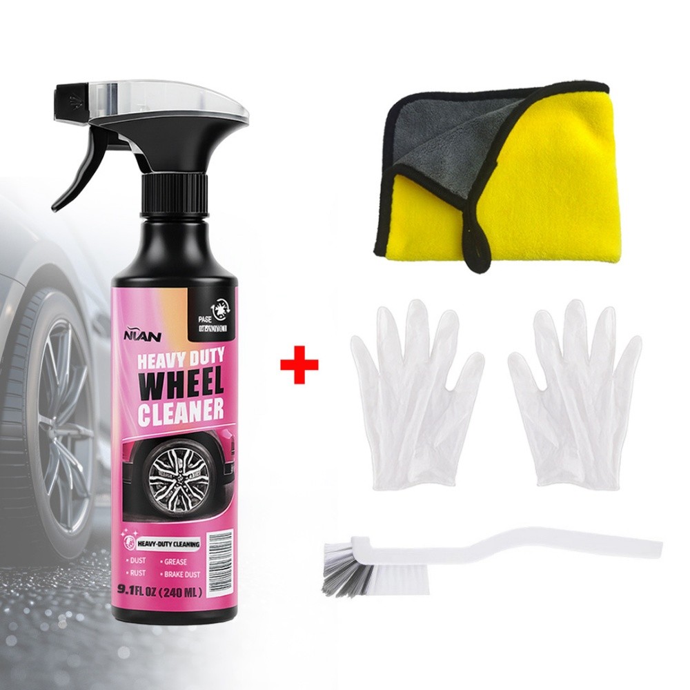 1/2/3PCS Multi-functional Remover Wheel Cleaner Heavy Duty Wheel Cleaner 270ML