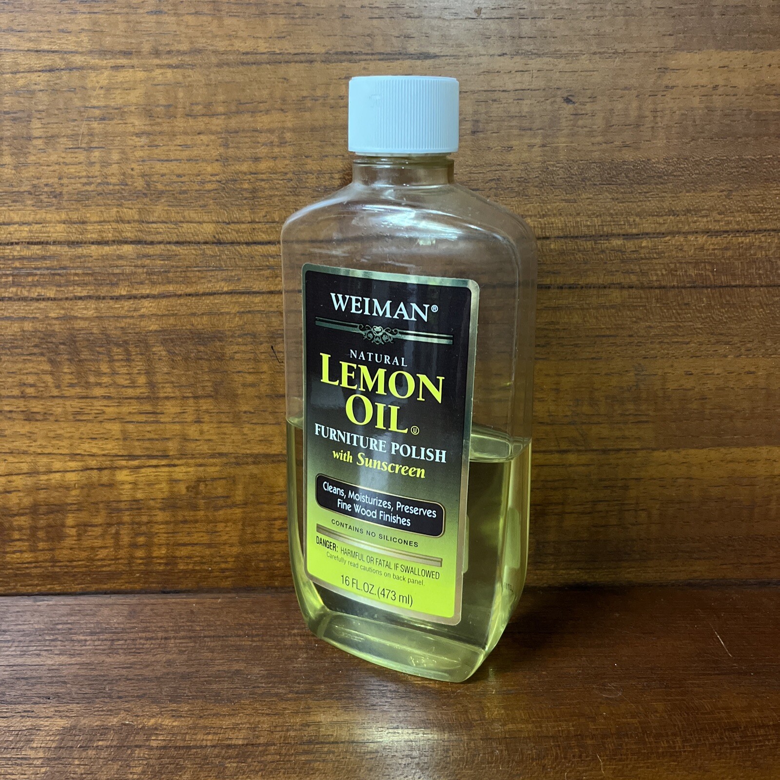 Weiman Enhancing Lemon Oil Furniture Polish W/ Sunscreen Discontinued 50% Full