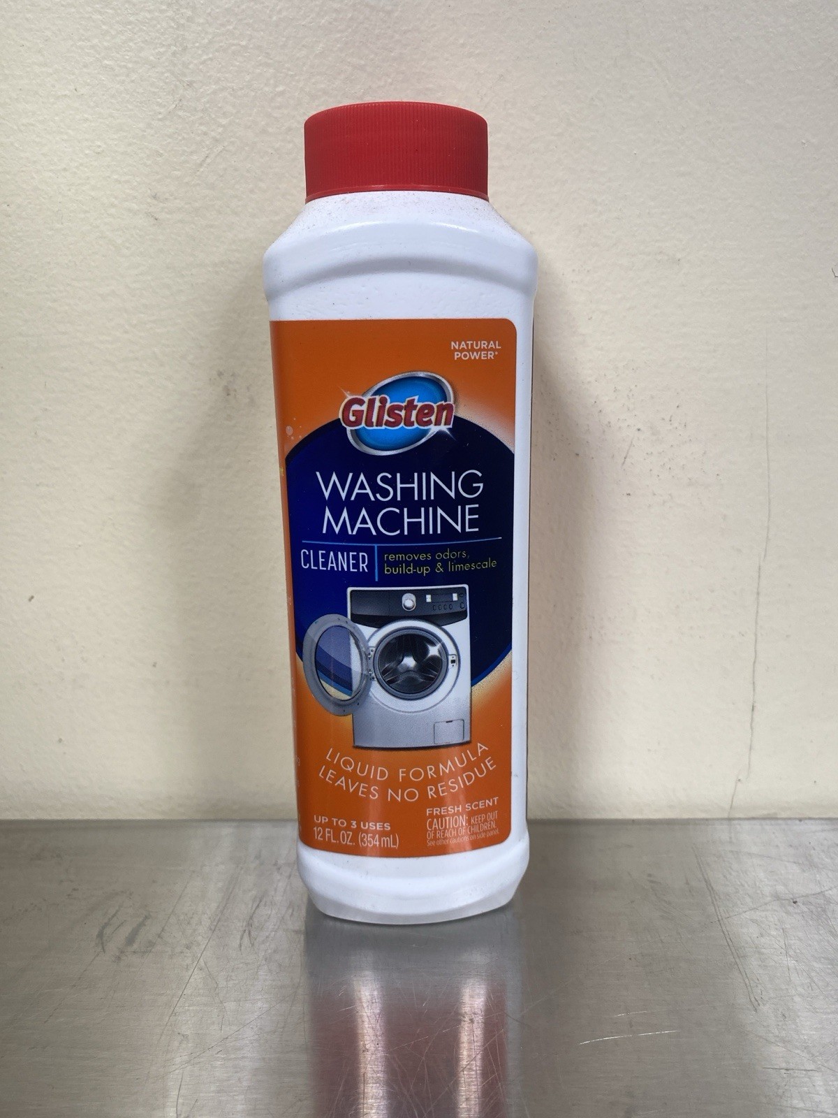 Free Shipping! Glisten Washer Machine Cleaner, Remove Odors and Buildup, 12oz