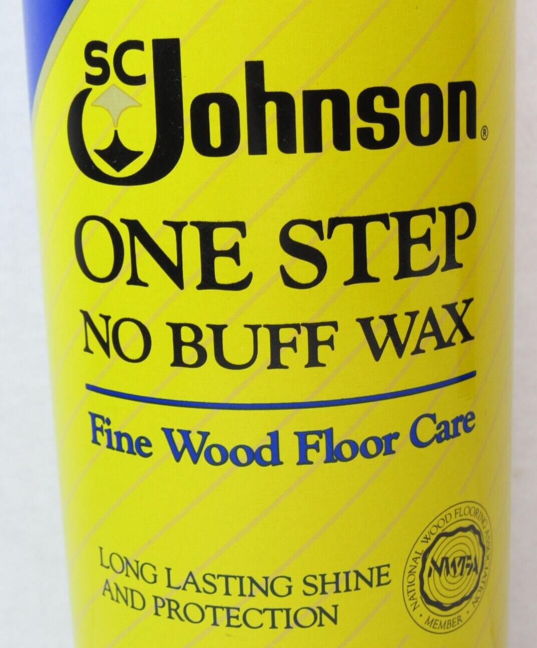Vtg SC Johnson One Step No Buff Wax 1988 Fine Wood Floor Care 22oz Discontinued