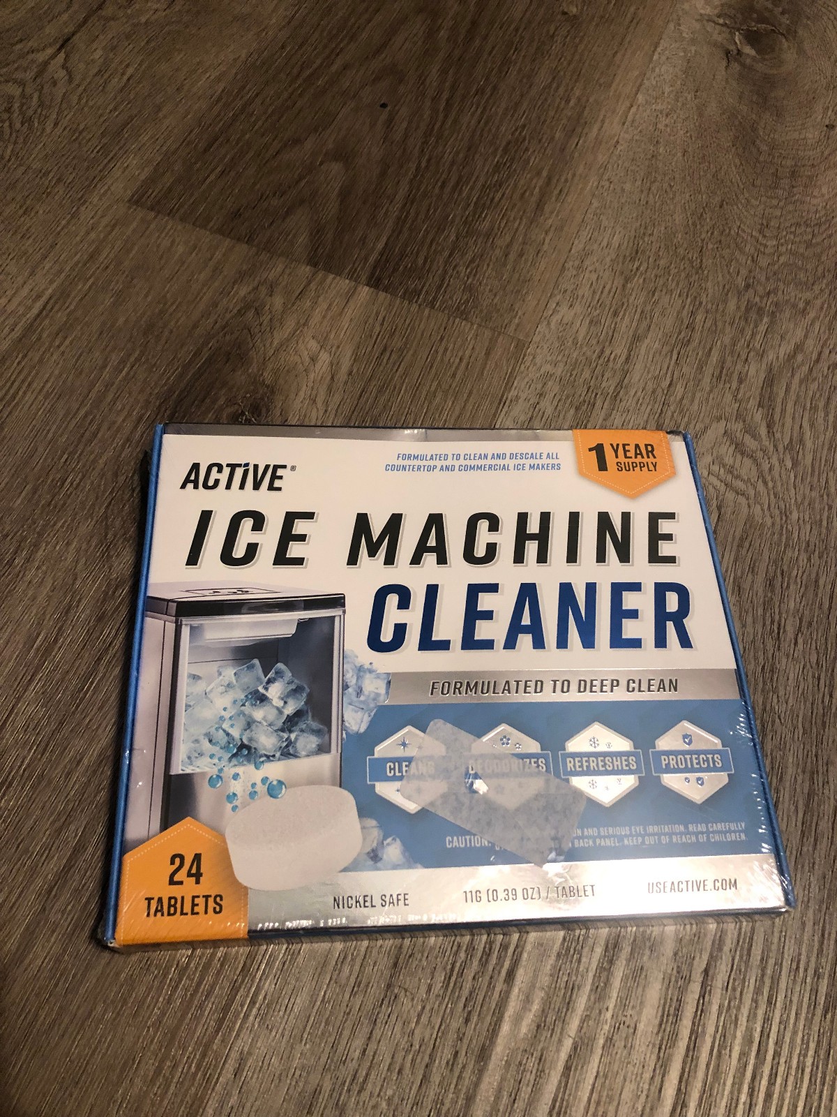 Active – ICE Machine Cleaner – 24 Pack – 12 Month Supply – SEALED NEW