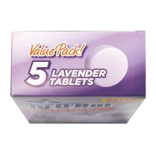 Ty-D-Bol Lavender Toilet Bowl Cleaner 5 Count Tablet Value Pack MADE in the USA