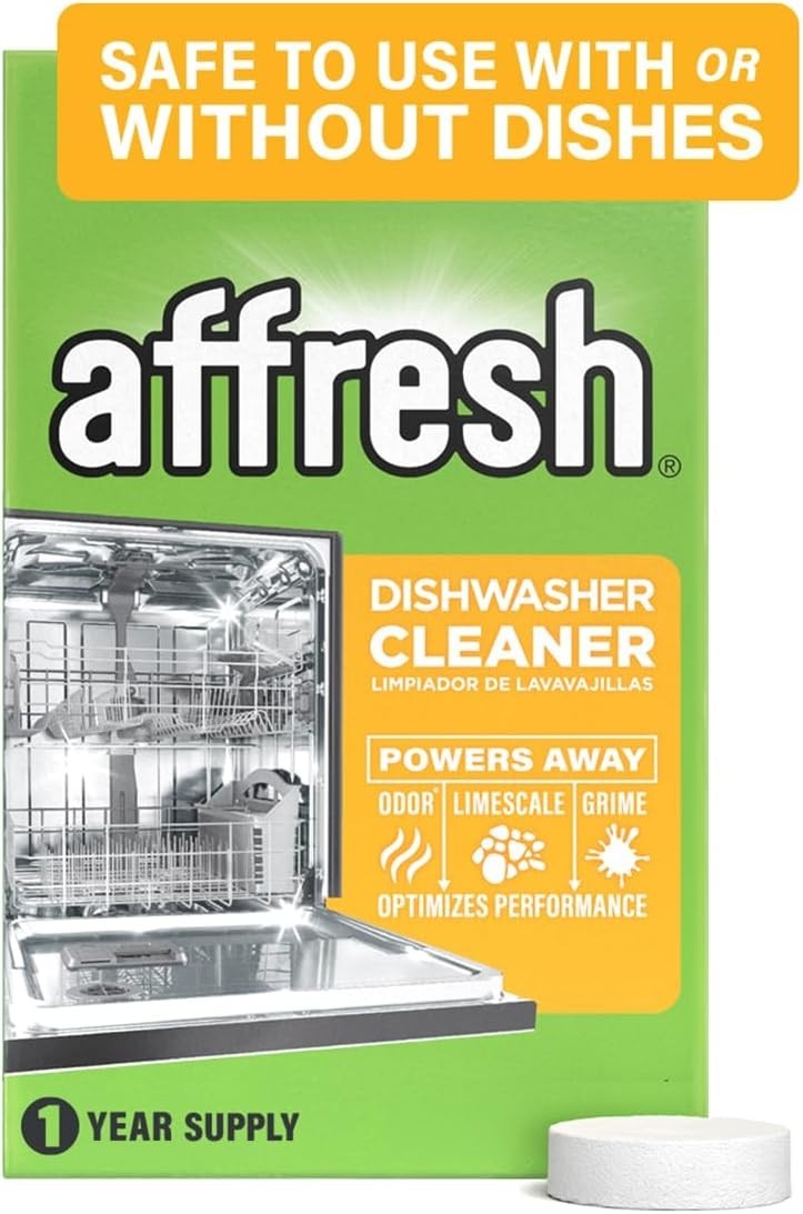 Dishwasher Cleaner, Helps Power Away Odor Causing Bacteria, Limescale, Minera…