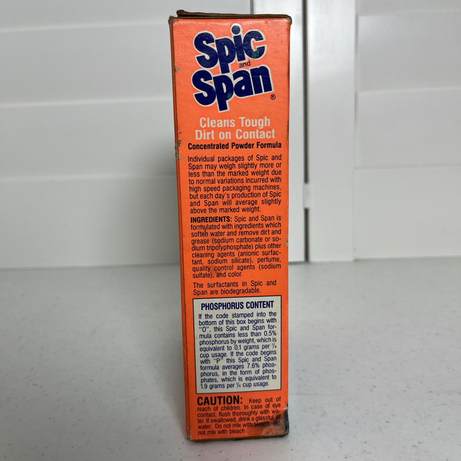 1987 Spic and Span Multi-Purpose Cleaner Concentrated Powder Guessing 4 oz Left