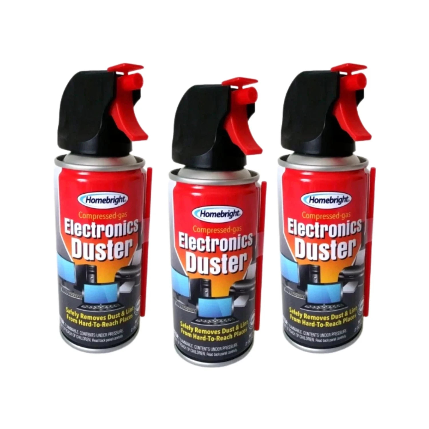 Air Duster Cans Spray Electronics 2 oz Computer Keyboard Pack of 3