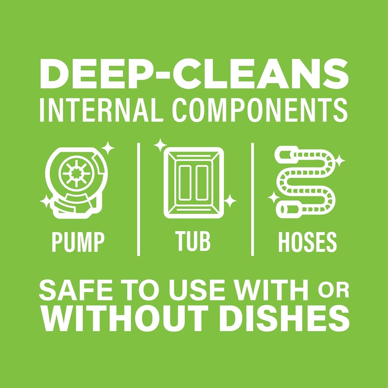 Dishwasher Cleaner, Helps Power Away Odor Causing Bacteria, Limescale, Minera…