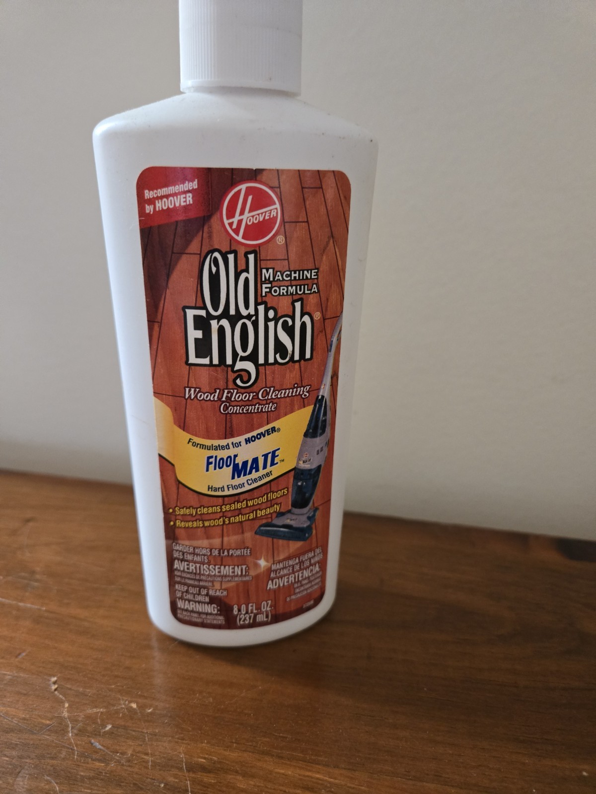 New Hoover Old English Wood Floor Cleaning Concentrate 8.0 Fl Oz