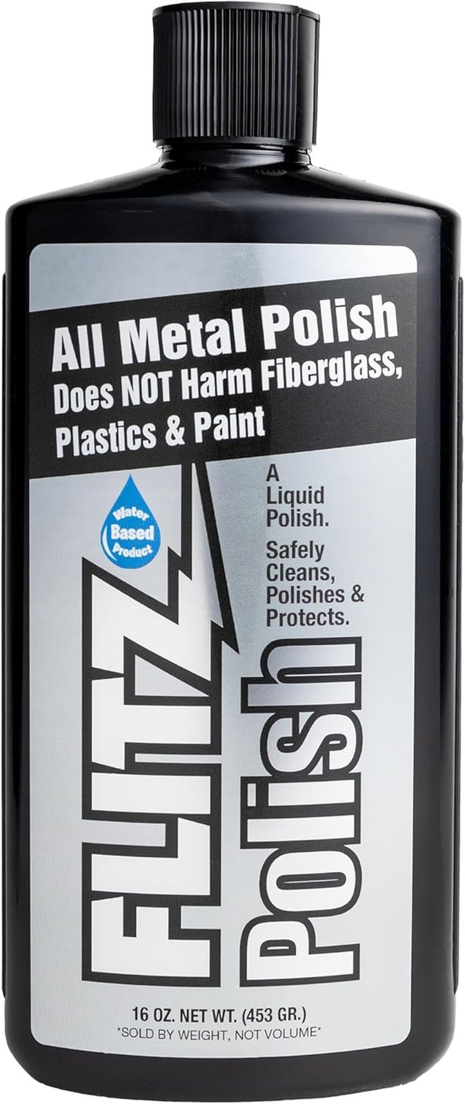 Flitz Multi Purpose Metal Polish Liquid – 16Oz Bottle of Usa-Made Tarnish Remove
