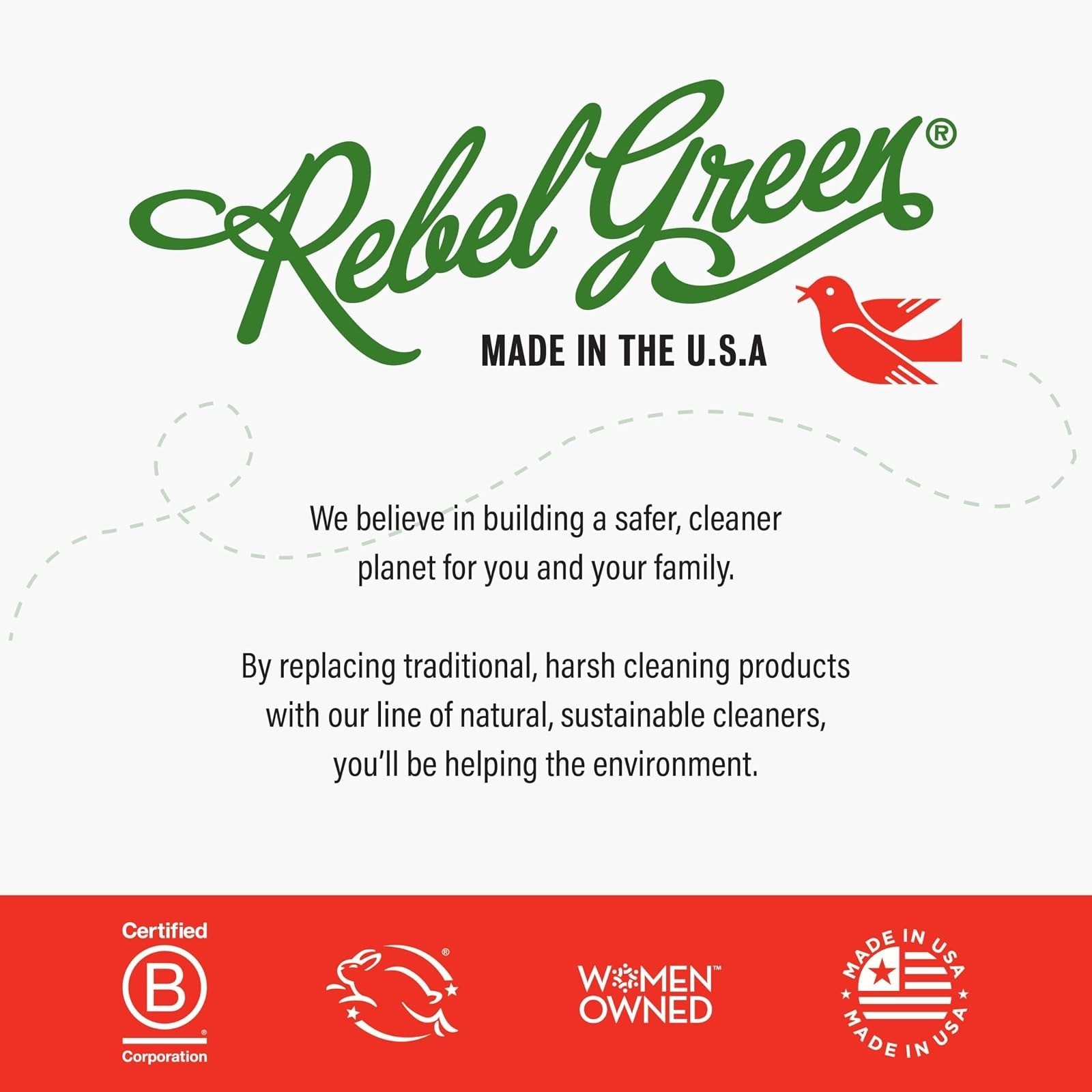 Rebel Green Fruit & Veggie Clean – Plant-Based Produce Cleaner – 1 Gallon