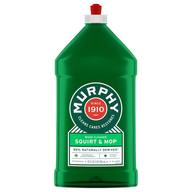 Murphy SQUIRT & MOP Wood Floor Cleaner Gentle Non-Toxic MUR 01151 – 32 oz