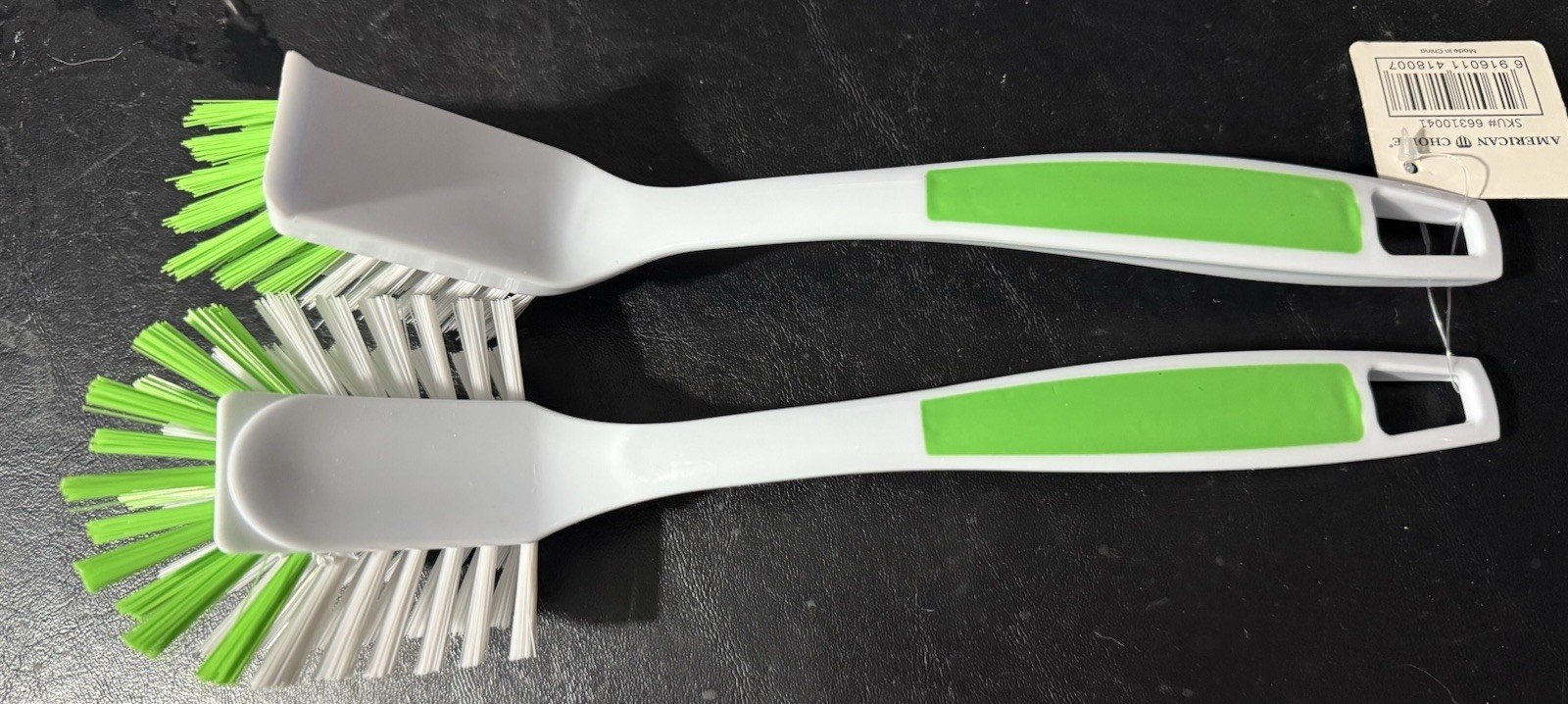 2pcs Dish Brush Set Green & White – A0176