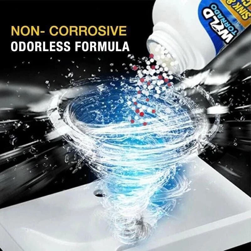 Fast Drain Remover Hot Sink Pipe Dredge Quick Foaming Cleaner 3.9 oz/ 110 g