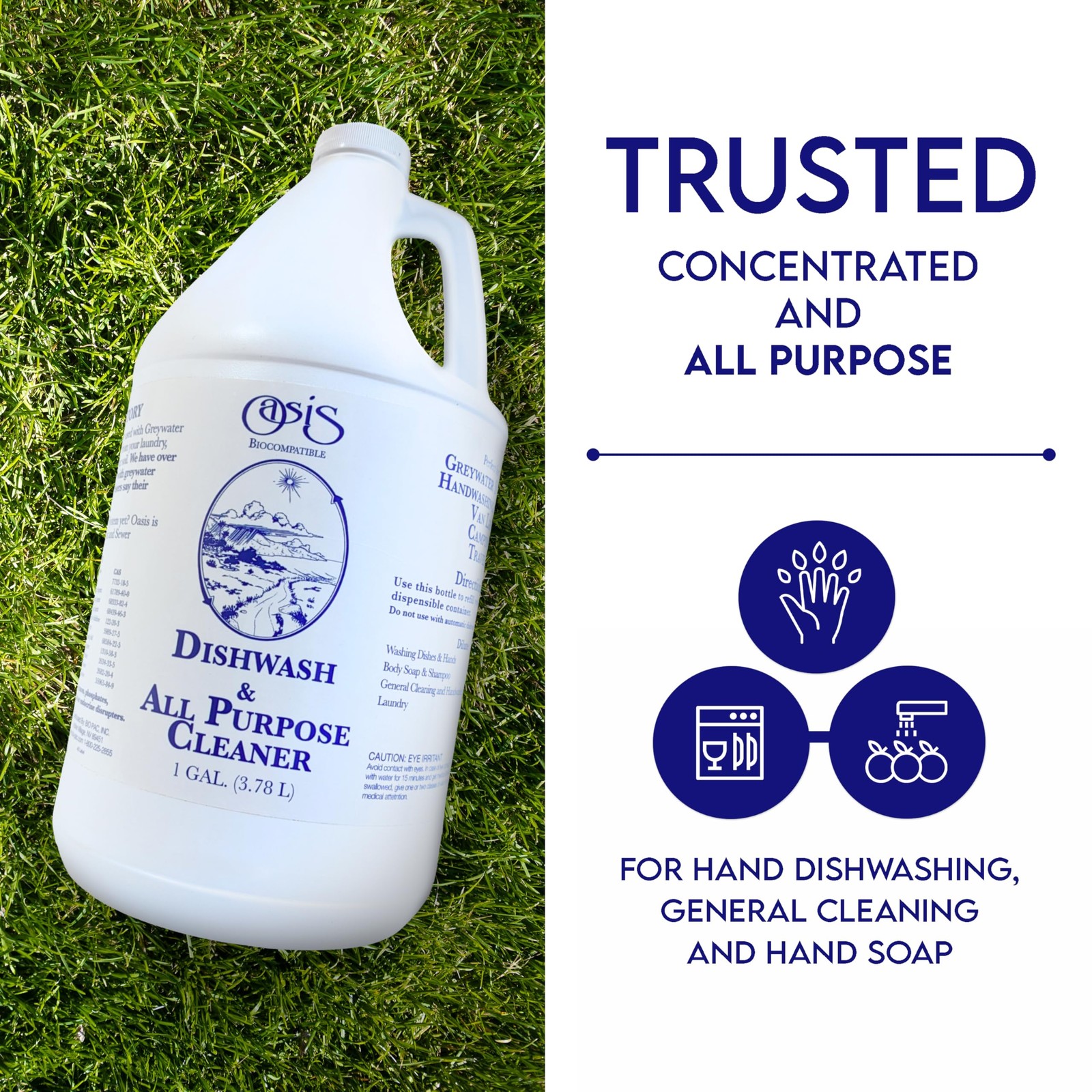 Biocompatible Dish Soap Liquid & All Purpose Cleaner – Reuse Greywater for Pl…