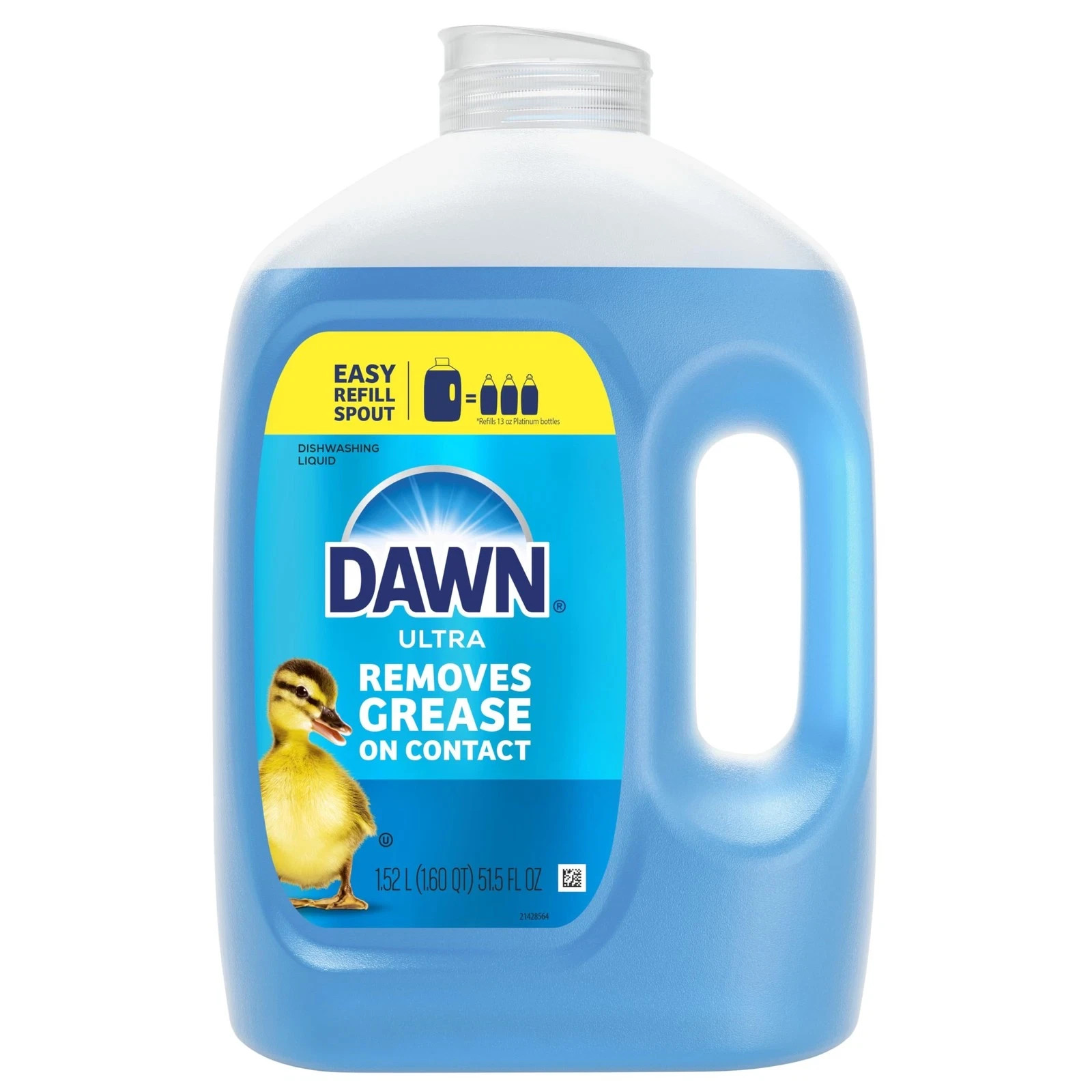 Dawn Ultra Original Dish Soap Refill Jug Large Size 51.5 oz