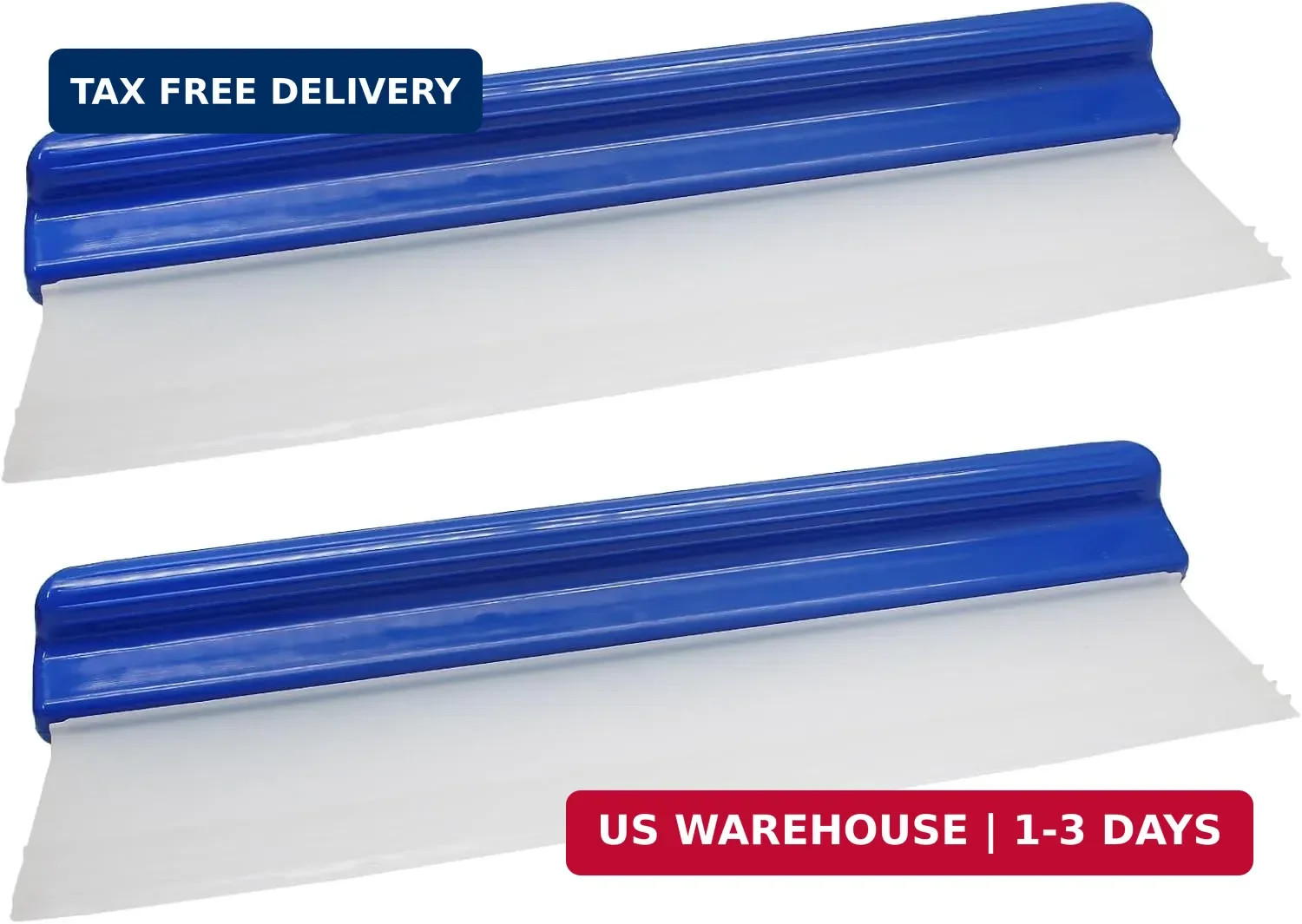 Uenhoy 2 Pack Car Squeegee 12 Inches, Flexible Car Water Scraper Automotive Wipe