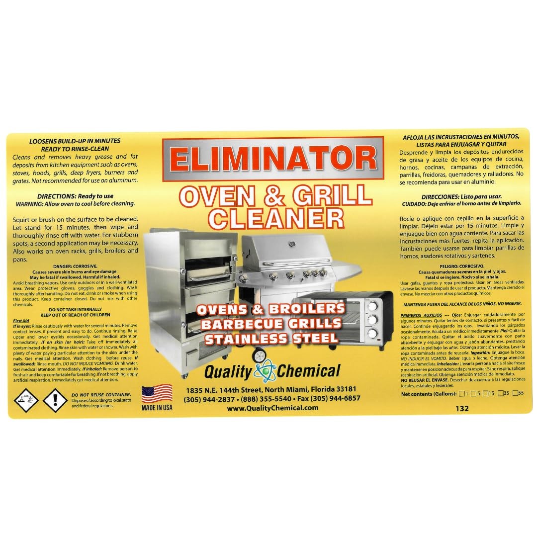 Quality Chemical Oven & Grill Cleaner & Pressure Sprayer