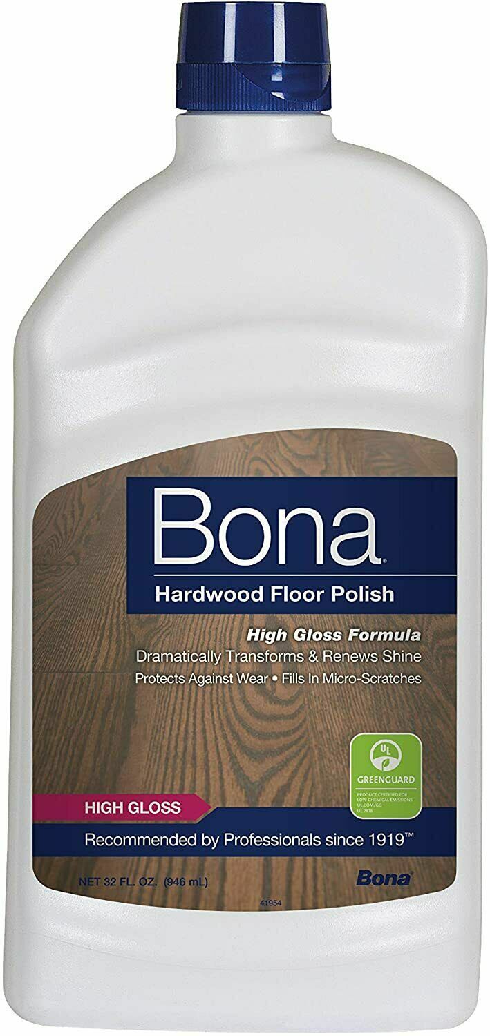 ✅Bona Hardwood floor Polish-High Gloss 32 Fl Oz Pack of 1