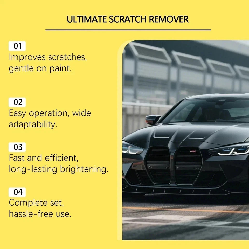 NanoPolix Scratch Remover – Eliminate All Car Scratches In 60 Seconds, Nano Poli