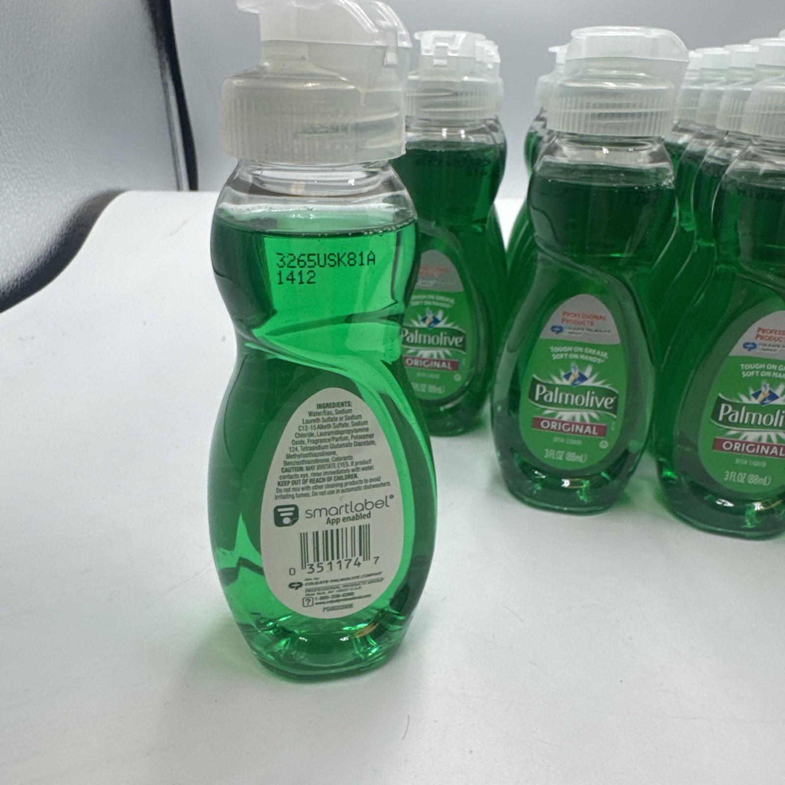 Lot Of 20 Palmolive Original Travel Size Liquid Dish Soap 3 Fl Oz Bottles
