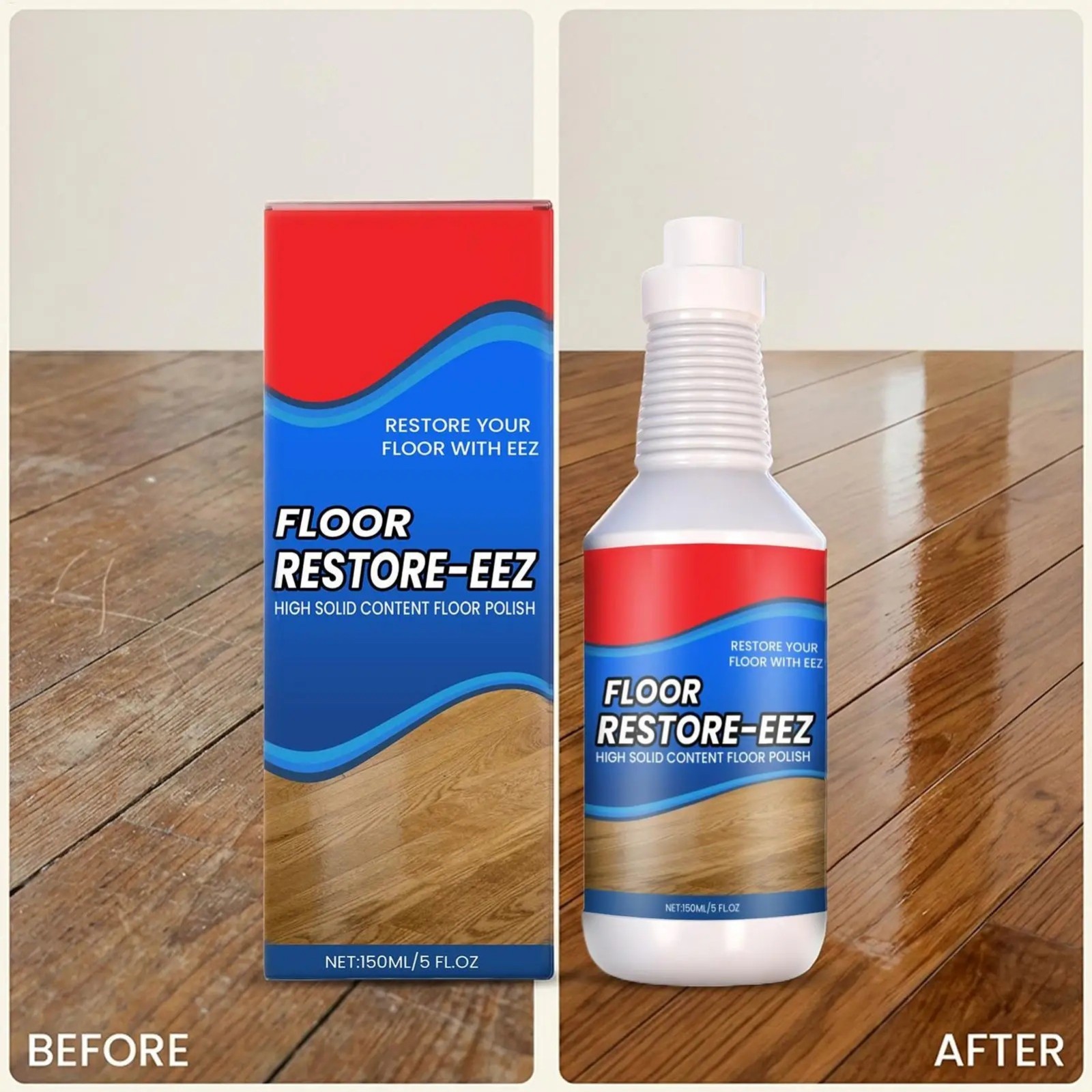 Clean-Eez Ultimate Floor Restorer & Polish – Revitalize,Protect,Shine Wood 150ml