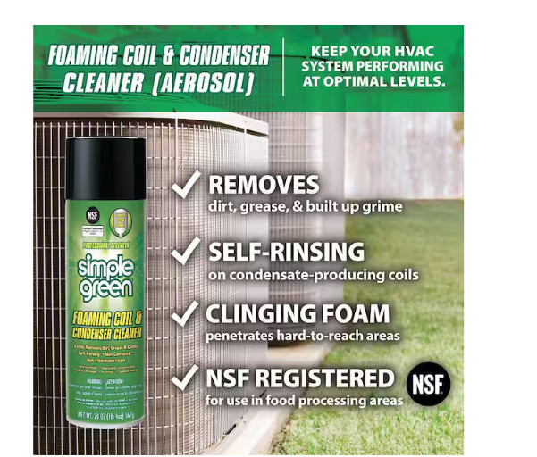 Foaming Coil Cleaner Aerosol 20 oz.