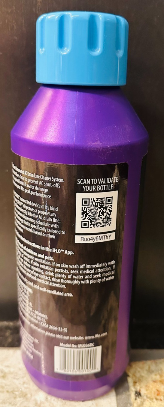 IFlo Refill Smart Automated AC Drain Line & Drain Pan Cleaner 36oz 180104001001