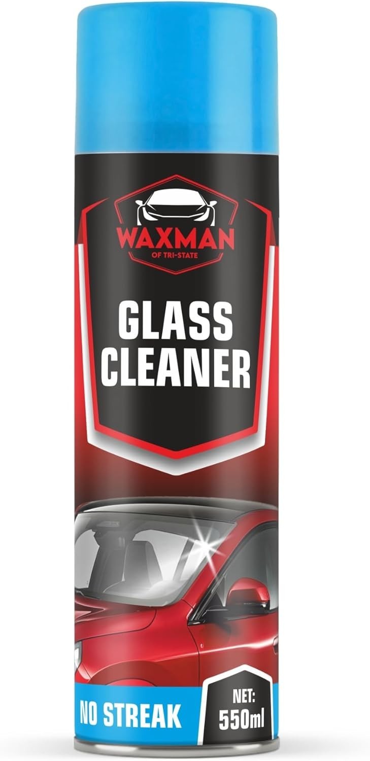 New Car Glass Cleaner Foam 18.6 Oz Streak Free Window Windshield Cleaning Spray