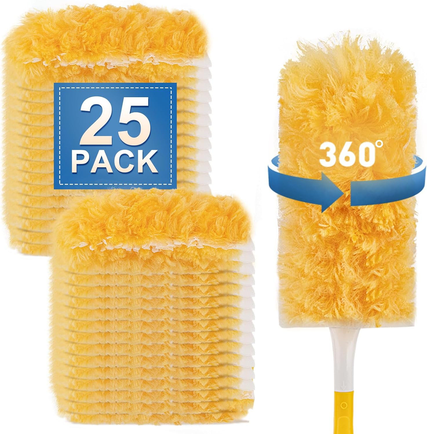 Heavy Duty Duster Refills, Unscented Disposable Dusters Kit for Cleaning Dusting