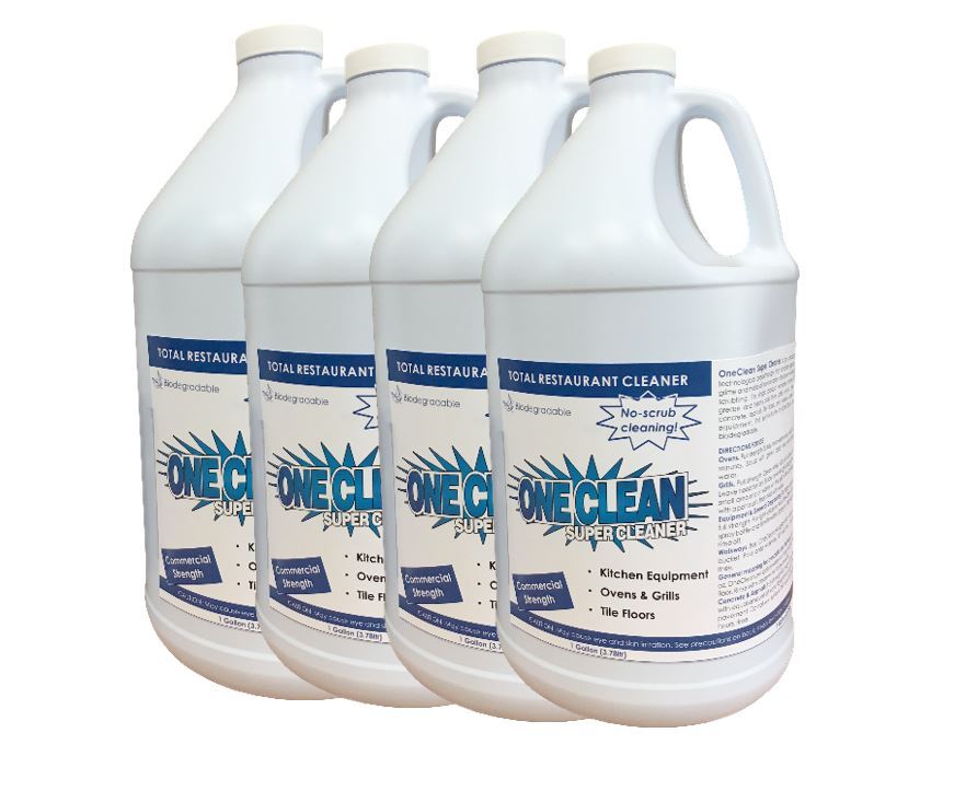 One Clean Super Cleaner Concentrated Degreaser – cs 4 x 128 oz bottles