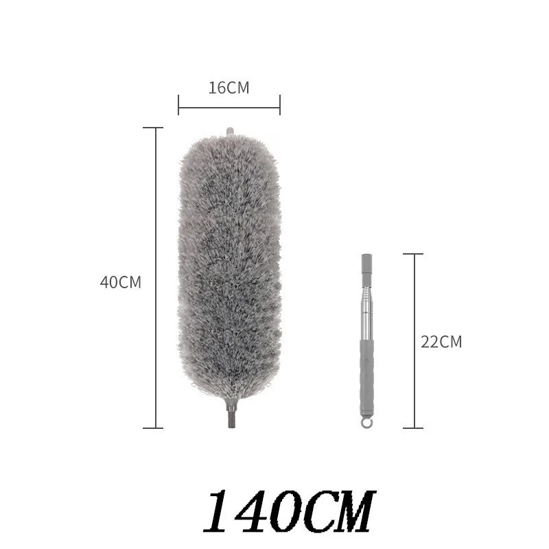 Extendable Microfiber Duster Retractable Gap Cleaner Brush for Home Car
