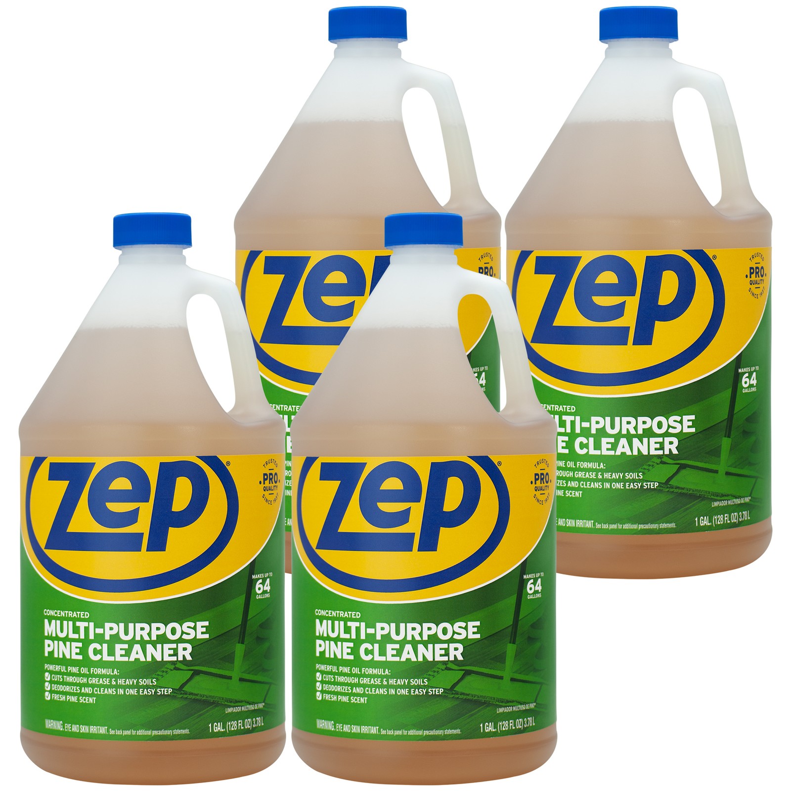 Zep Concentrated Multi-Purpose Pine Cleaner – 128 oz (Case of 4)- ZUMPP128 –