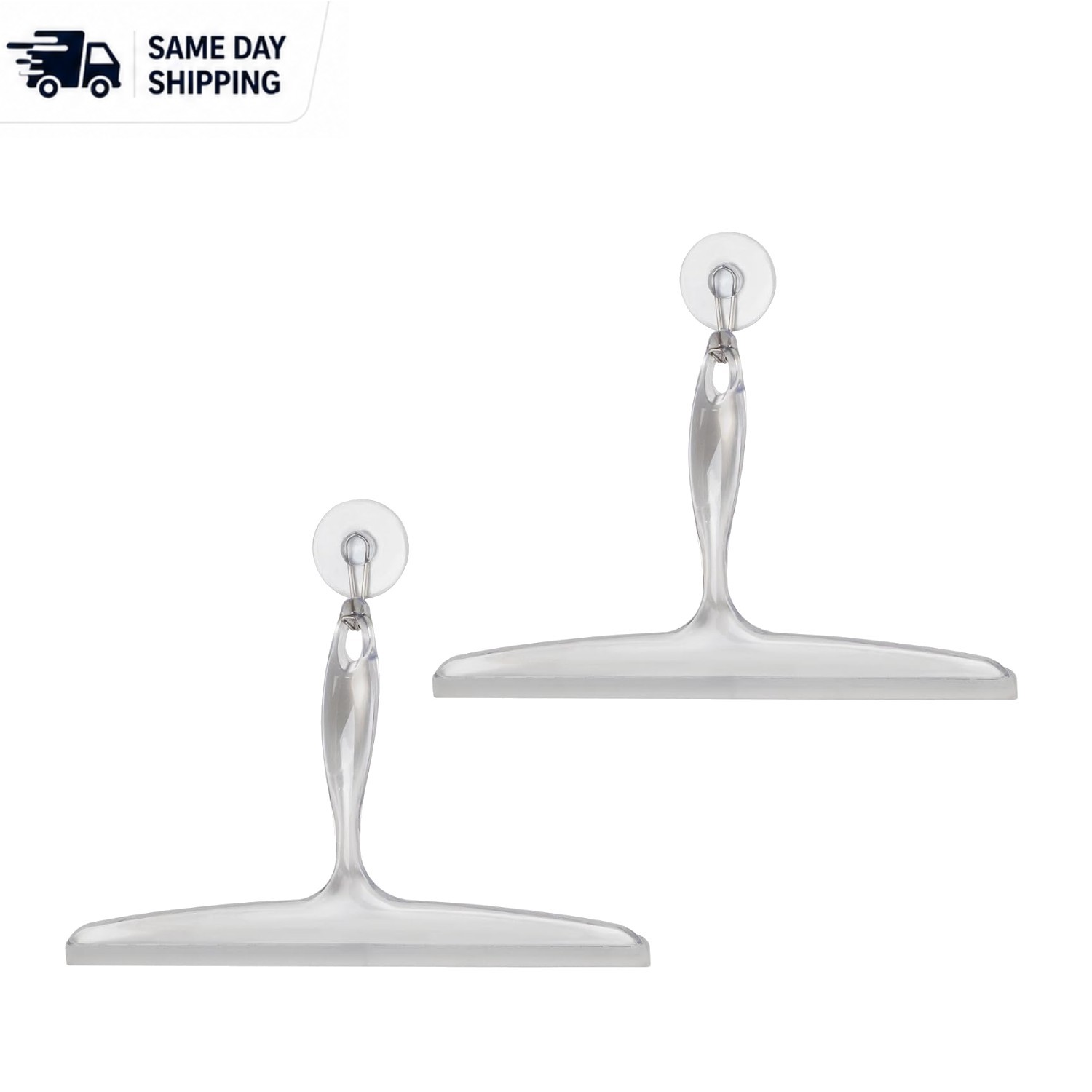 Set of 2 Clara Shower Squeegees – Ergonomic Design for Effortless Cleaning