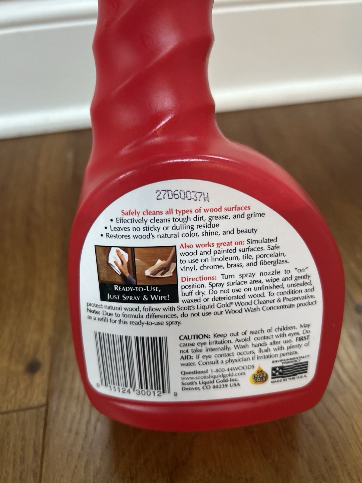 Read Scott’s Liquid Gold Wood Wash Ready-To-Use Spray Bottle 24 Fl Oz Cleaner