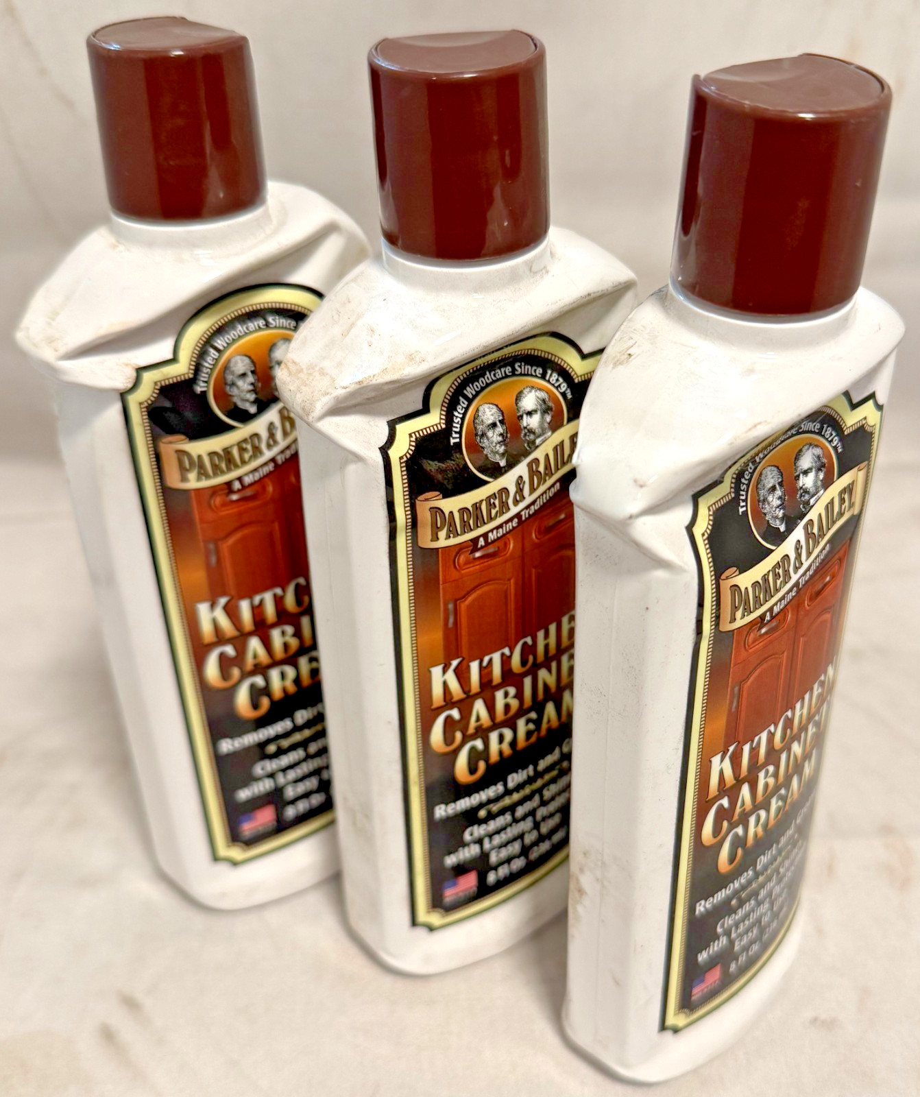 Parker Bailey Kitchen Cabinet Cream 8oz 3 pack Dented Bottles
